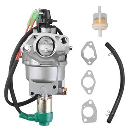 Aynaxcol 16100-Z5L-F11 Carburetor with Solenoid Compatible With Honda GX390 GX340 8HP 9HP 11HP 13HP Generator Carb 16100Z5LF11