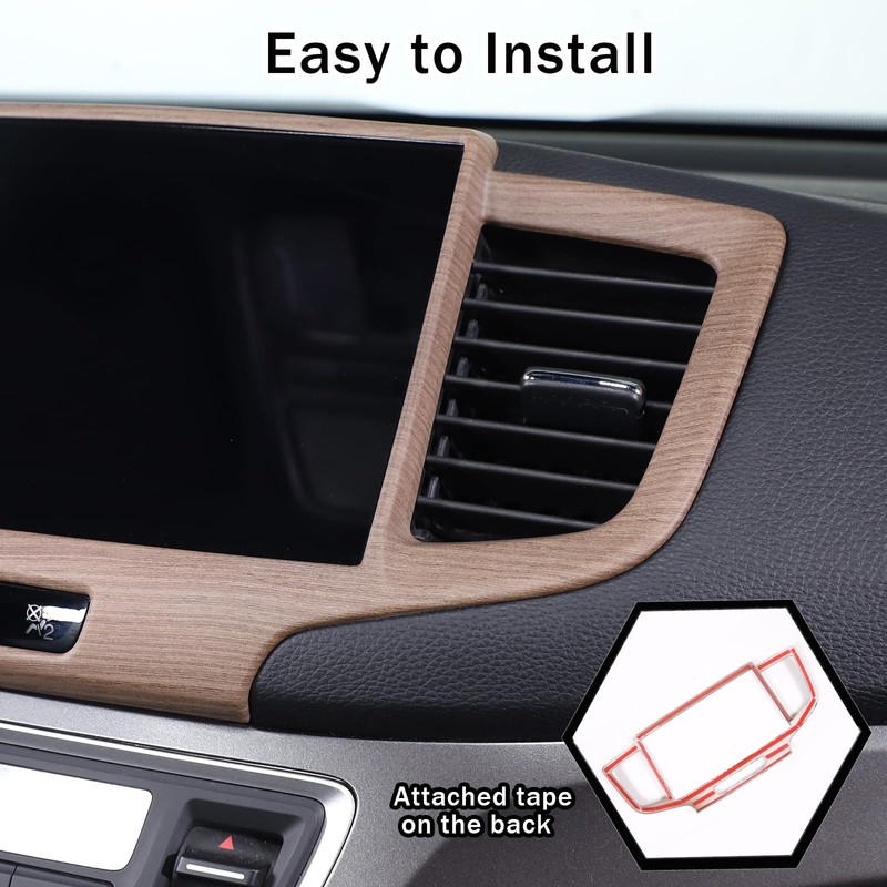 HIRUFAIT Dashboard Navigation Panel Frame for Honda Pilot 2019-2022/ Ridgeline