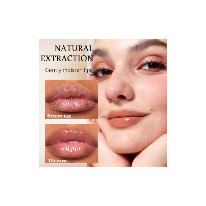 Peptide Glaze Tinted Lip, Bálsamo Labial Hidratante con Vit E