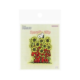 Sunstar Stationery Snoopy Clip Acrylic Bon Voyage! D Pattern S3624790
