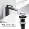 KIBI Pop-Up Drain Stopper for Bathroom Sink Without Overflow |