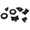 Unbranded 9PCS Black Alloy Steering Wheel Button Trim For LR