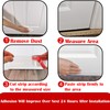 Brandzini Clear Weather Stripping Tape, Door Draft Seal Silicone Strip.