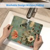 Flower and Bird Desk Computer Pad-Gaming Computer Mat for Office