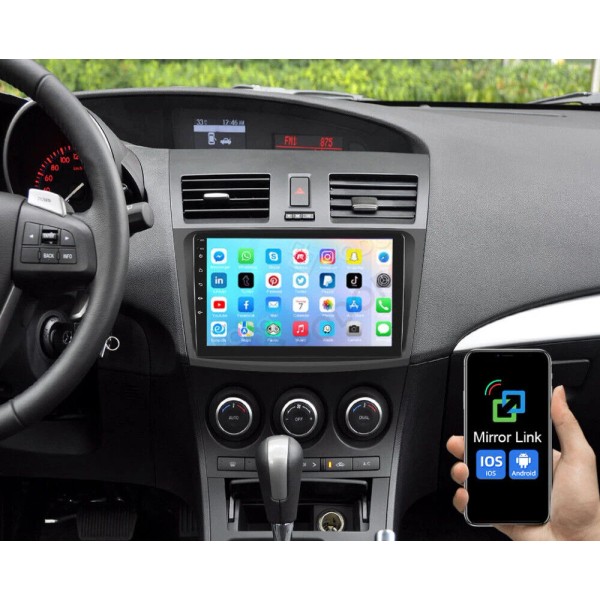 unbranded For Mazda 3 2010-2013 Android 12 Car Stereo Radio