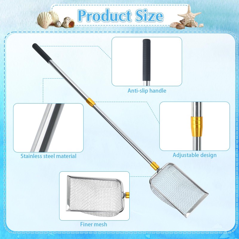 MARFOREVER 2 Pcs Shark Tooth Sifter Sand Sifter for The