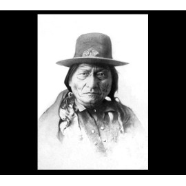 1883 Chief Sitting Bull PHOTO Portrait Lakota Indian, Battle of Little Bighorn