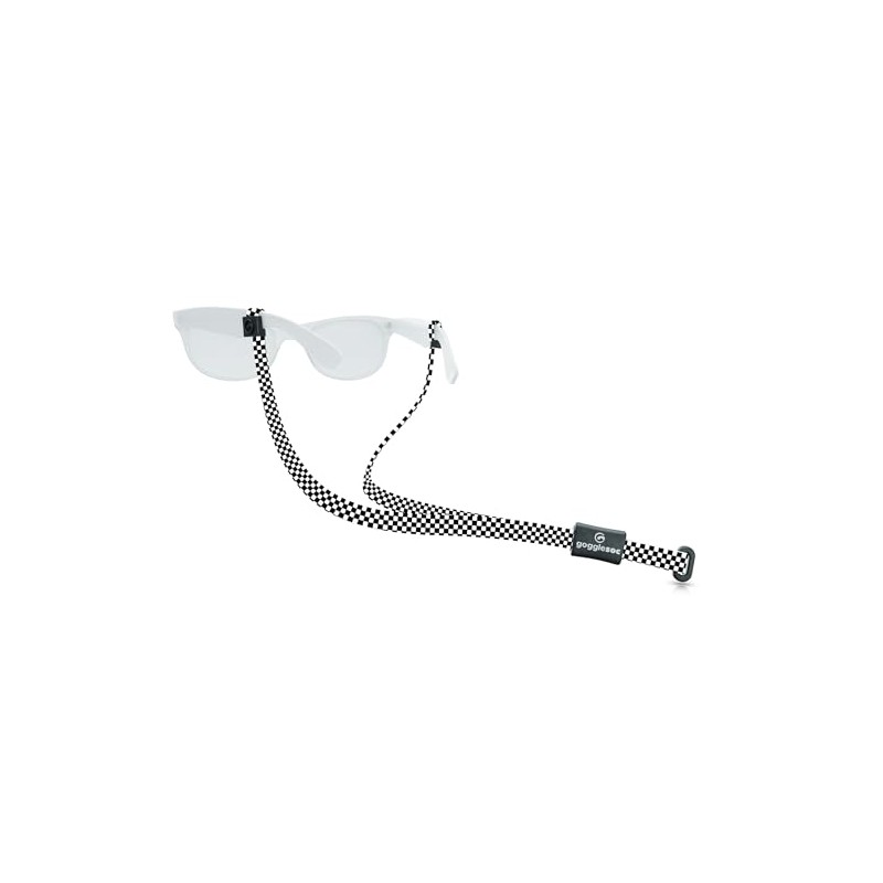 GOGGLESOC SUNNYSTRING: Adjustable Eyewear Retainer | Super Pack (checkered)