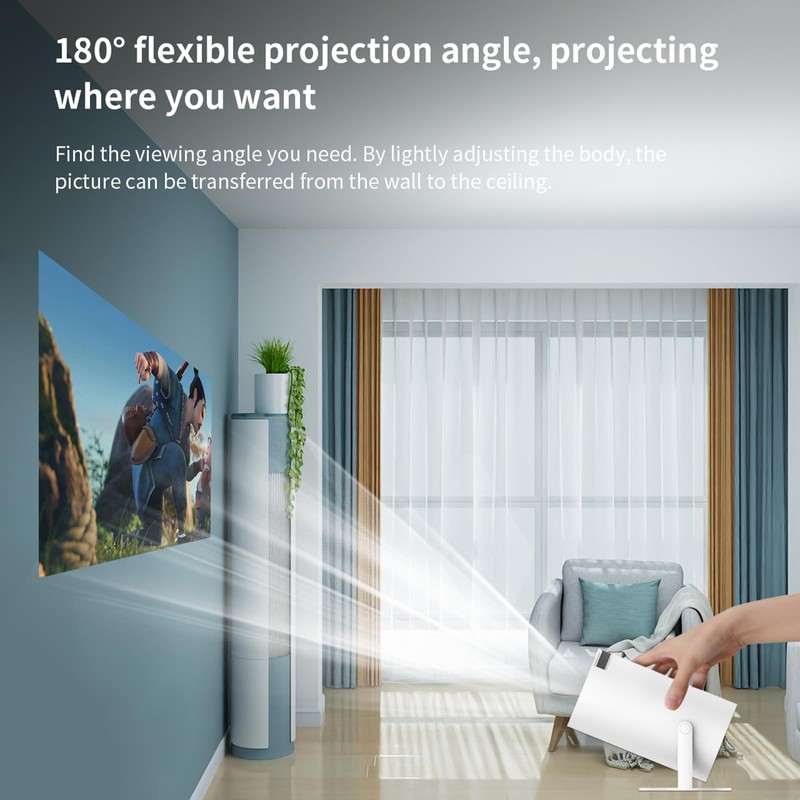 xinyee HY300 Portable LCD Projector Smart Android 11.0 Home Theater