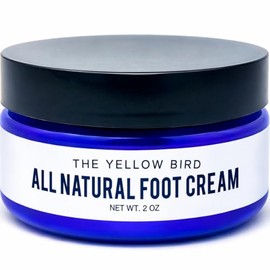 The Yellow Bird Crema Para Pies De Pájaro Amarillo — Bálsamo Hidratante Para Pies Con Aceite De Árbol De Té Con Aceites Esenciales. Tratamiento Natura