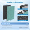 KC-860U Replacement Filter Set Compatible with Sharp KC860U Air Purifier