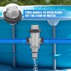 Menkxi Dual Split Swimming Pool Hose Plunger Valve, 2 in