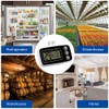 Vicloon Fridge Thermometer, Digital Freezer Thermometer with Hook, LCD Display,
