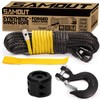 SAMOUT Synthetic Winch Rope Kit, 3/16in x 50ft 8350LBS Cable