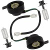 Caltric 2X LH RH Headlight Socket and Bulb for Yamaha