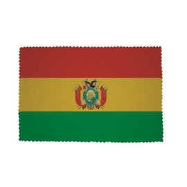 U24 Brillenputztuch Bolivien Fahne Flagge Glasreinigungstuch Microfasertuch