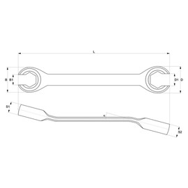 Yato yt-01385 – Nut Wrenches Wrench 17 x 19 mm