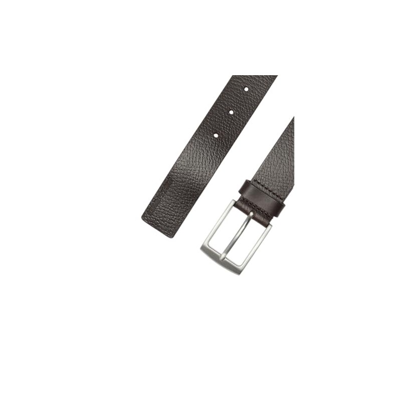 JACK & JONES Men's Jacstockholm Leather Belt Noos, Black coffee