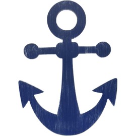 Little Love by NoJo Separates Collection Anchor Shaped Wall Art, Navy