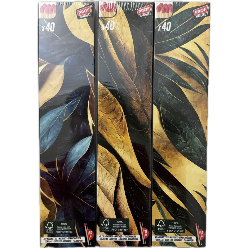 jameitop® 3 XXL / Jumbo Packs of Matches Sheets Boxes