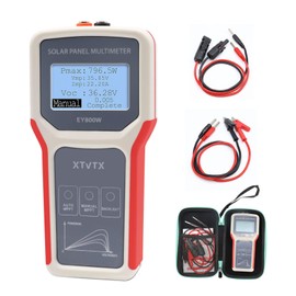 Photovoltaic Solar Panel Tester, EY800W Solar Panel Tester, Installation Tester, Power Meter, Open-Circuit Voltage Detector, with Automatic MPPT Detection, LCD Display, for Photovoltai Panel