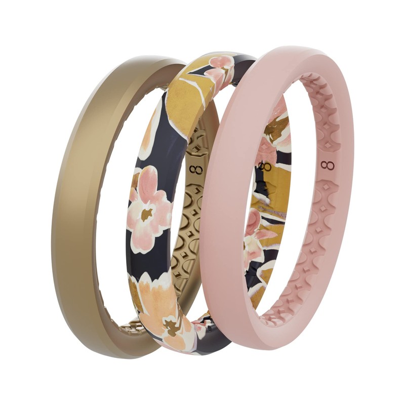 Groove Life Stackable Blush Ring - Breathable Silicone Wedding Rings