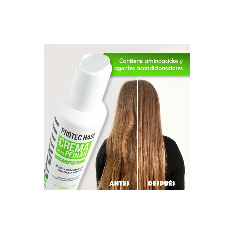 Nefertiti Crema Para Peinar Cabello Liso 300ml