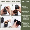 LOYIM Wooden Salt and Pepper Grinder Set 8" Refillable Wooden
