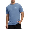 Rdruko Men's Workout Shirts Moisture Wicking Dry Fit Short Sleeve
