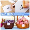 HUSOUE 16PCS Labels for Baskets, Plastic Basket Labels On Writable