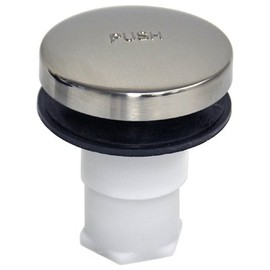 Danco 10755 Touch-Toe Bathtub Drain Stopper, Brushed Nickel - Quantity 3