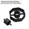 SUL Replacement Tape Dispenser Wheel, Black Durable Tape Dispenser Core