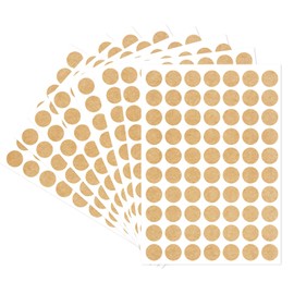 Starboling Kraft Paper Dot Stickers, Round Color Coding Labels, 1/2 Inch, 1400pcs