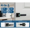 Fingerprint Door Knob, Keyless Entry Door Knob with 4 Ways