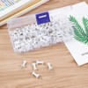 YOYUSH Push Pins, 100 Pcs Reusable Drawing Pins with Solid
