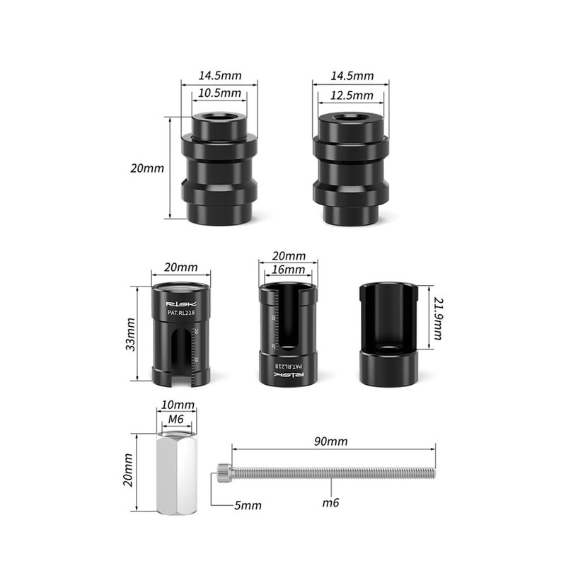 Laroal Mountain Bike Rear Shock Tool Suspension Bushings Tool for