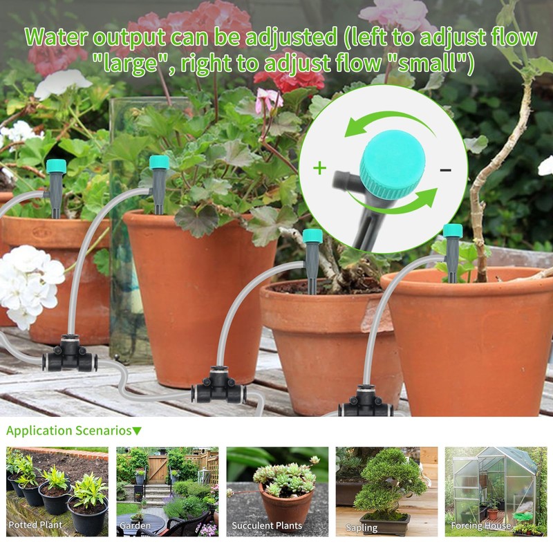 Automatic drip Irrigation System, DIY Automatic drip Irrigation kit self-Watering