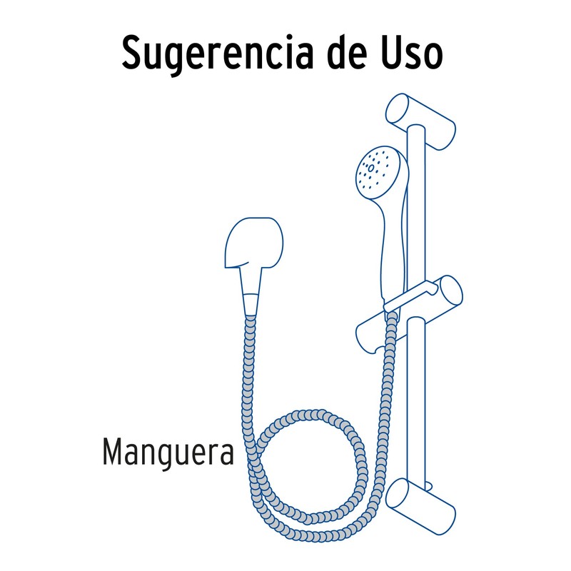 Foset AR-07, Manguera plástica para regadera, manual