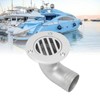 Boat Deck Drain 90 Degree Elbow 316 Stainless Steel Split