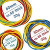 Westcott Rubber Bands 80 g | Approx. 170 Colourful Rubber