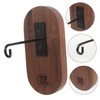 BIUDECO Metal Hook Wooden Wind Chime Bracket Wall Mount Easy