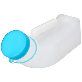 【Cata-MEDICA】 尿瓶 男性用 内容量1L 医療機器メーカー選定品 口径が広い 持ち運びしやすい こぼれない しびん 介護 キャンプ 移動