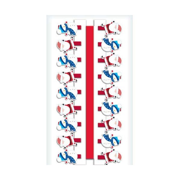 The Design Group Christmas Card Pegs, Multi-Colour Colour