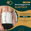 Easy8 - (White, L Abdominal Belt, Kidney Warmer, Wool Abdominal