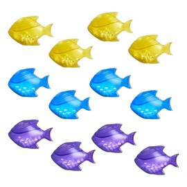 12 Pack Universal Humidifier Cleaner Fish for Humidifiers, Fish Tanks and Warm & Cool Mist Humidifiers, Cleaning Ball, Prevents Hard Water Build-Up, Purifies Water, Eliminates White Dust and Odor