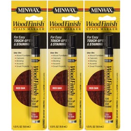 Minwax 63483000 Wood Finish Stain Marker, Red Oak 3 Pack