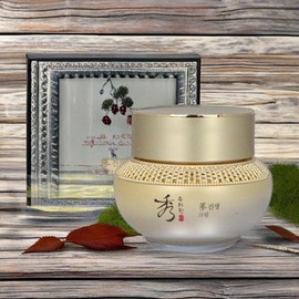 Sooryehan Skin Whitening Skin Nutrition Skin Care Ginseng Cream 1 x 60ml / 수려한 피부미백 피부영양 피부관리 진생 크림 1개 60ml