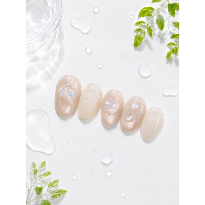 Summer Nail Refreshing Rainwater Garden 4 Types - Raindrop /