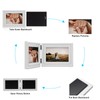 WISADD Horizontal 5X7 Picture Frames Double Hinged Wood Folding Photo