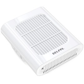 Gelpal Professional Nail Dust Collector, Adjustable Nail Dust Collector for Acrylic Nails , Electric Nail Vacuum Fan, Low Noise, Dust Collector for Nail Polishing &Salon.White.